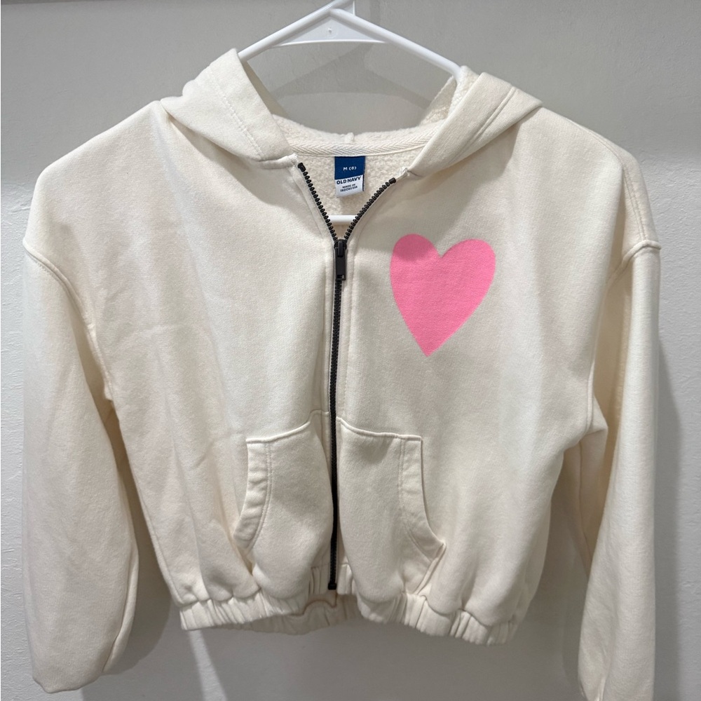 Old navy girls zip up hoodie